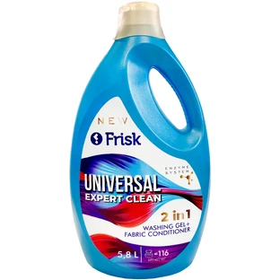 Гель для прання Frisk Universal Expert Clean 2 in 1 5.8 л