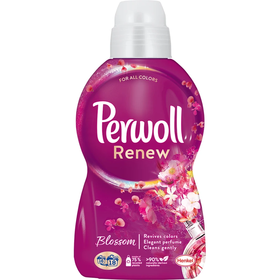 Гель для прання Perwoll Renew Blossom Відновлення та аромат 990 мл: ціни та характеристики
