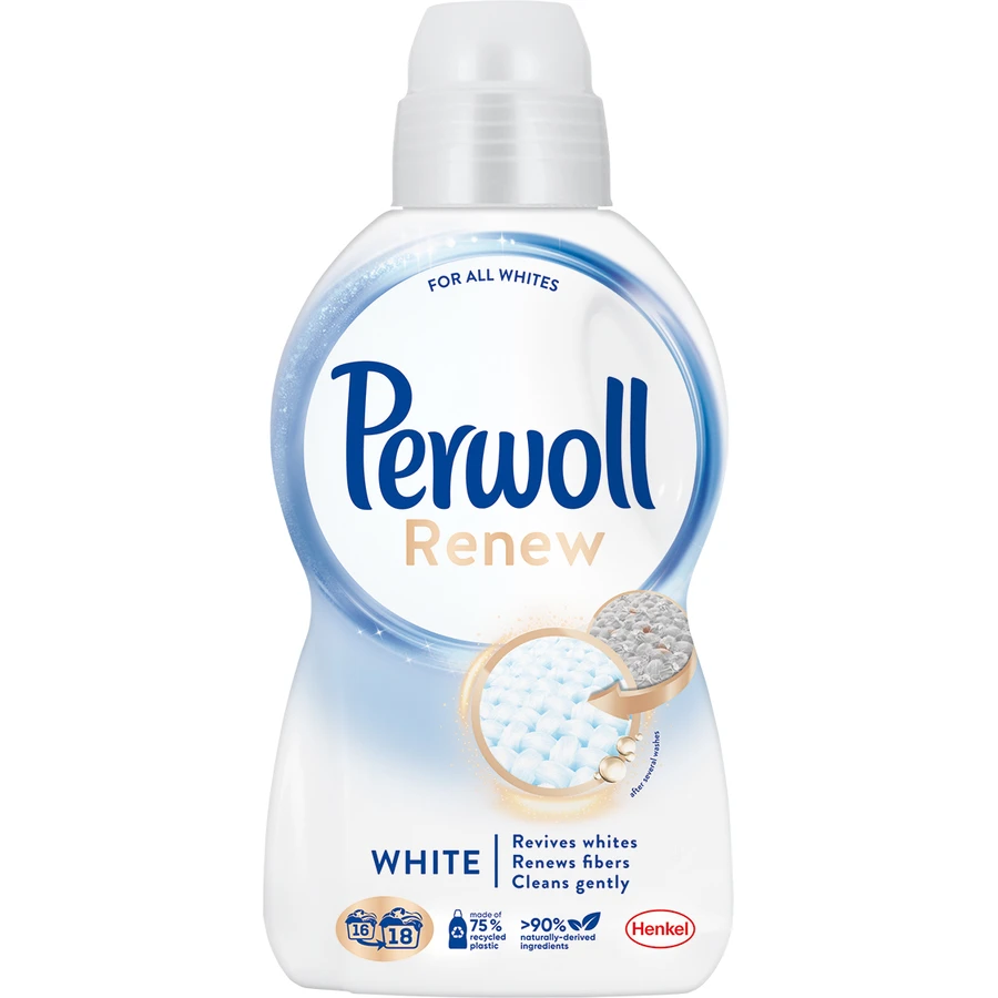 Гель для стирки Perwoll Renew White для белых вещей 990 мл: цены и характеристики