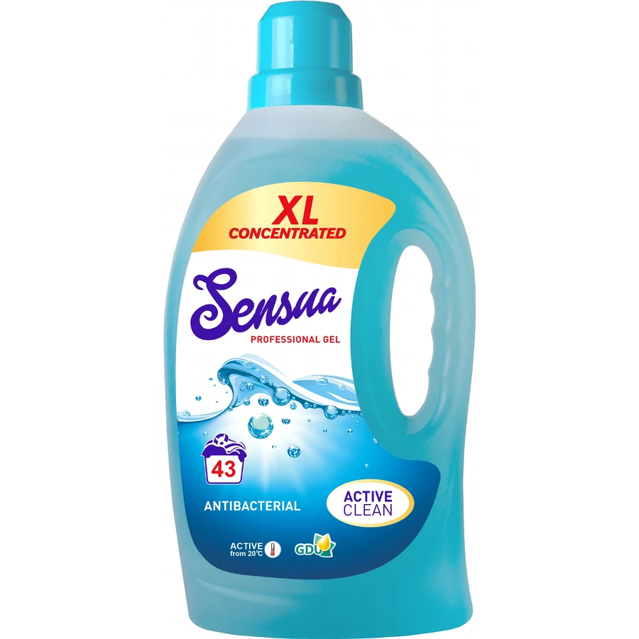 Гель для стирки Sensua Professional Gel Antibacterial для всех типов тканей и цветов 1.5 л: цены и характеристики
