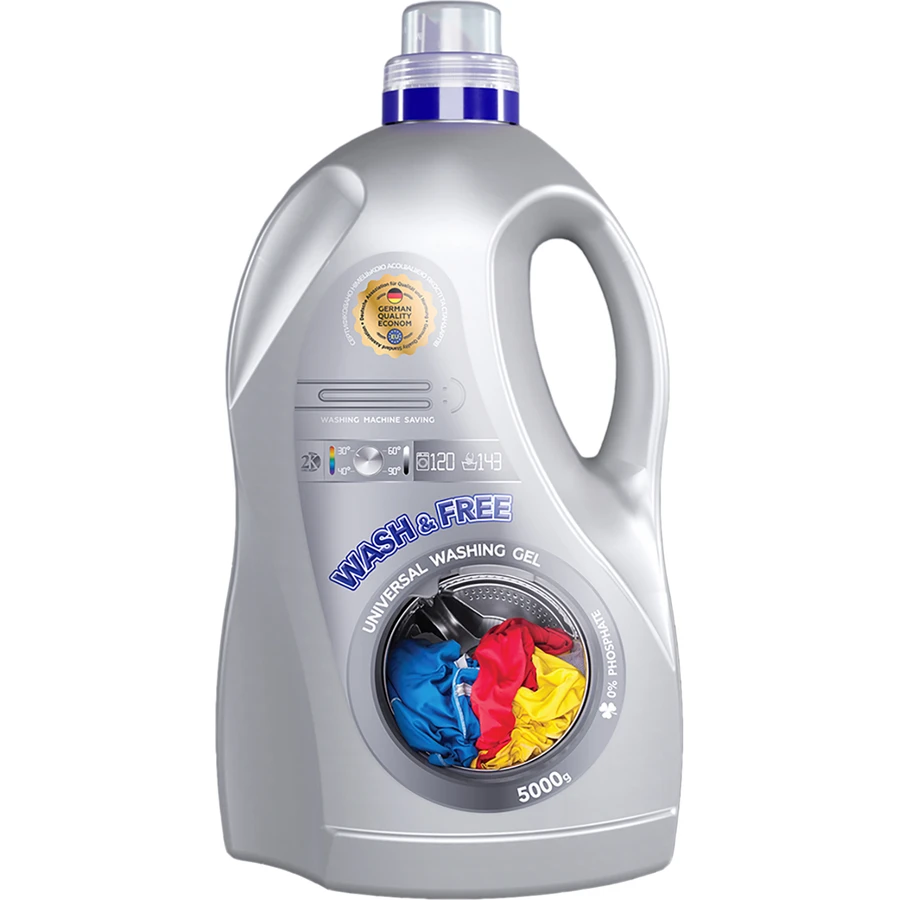 Гель для прання Wash&Free універсальний 5 кг: ціни та характеристики