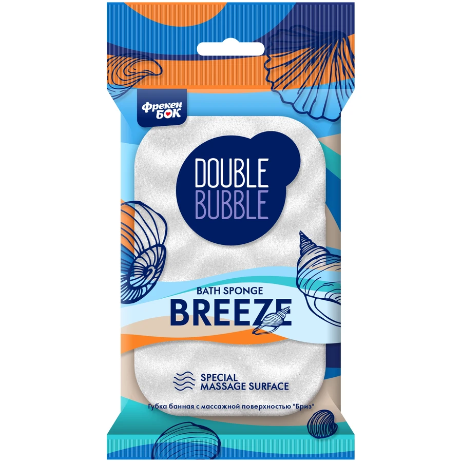 Губка для купання Фрекен БОК Breeze з масажною поверхнею: ціни та характеристики