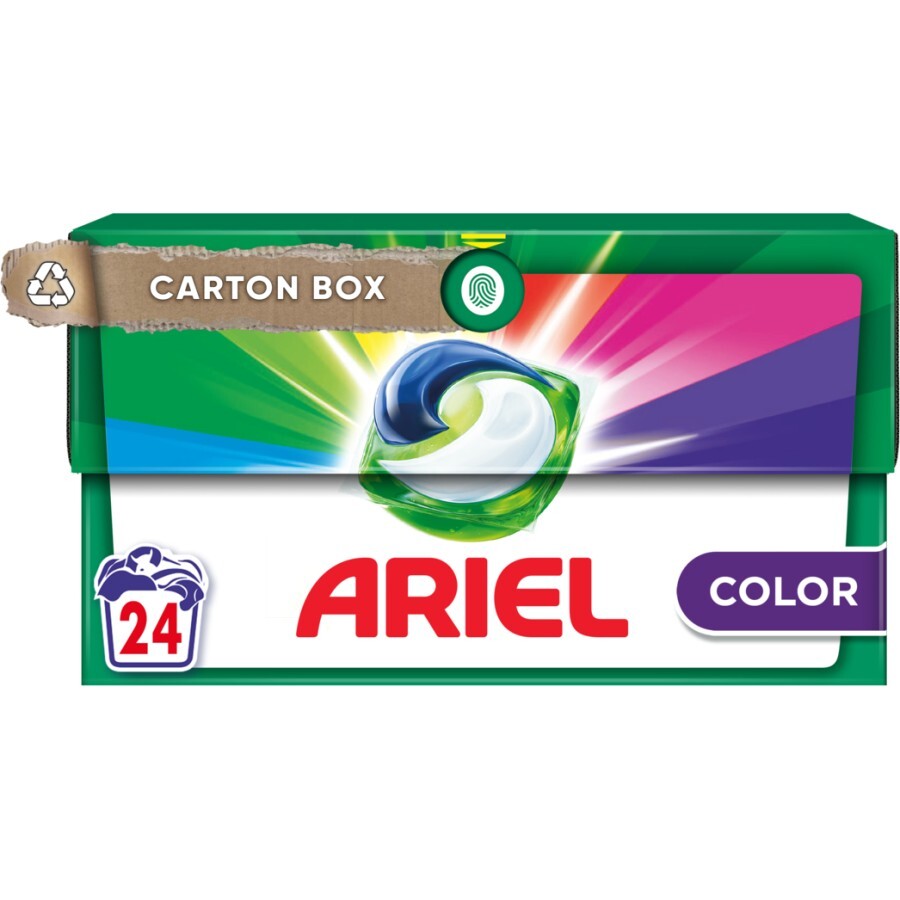 Капсулы для стирки Ariel Pods Все-в-1 Color 24 шт.: цены и характеристики