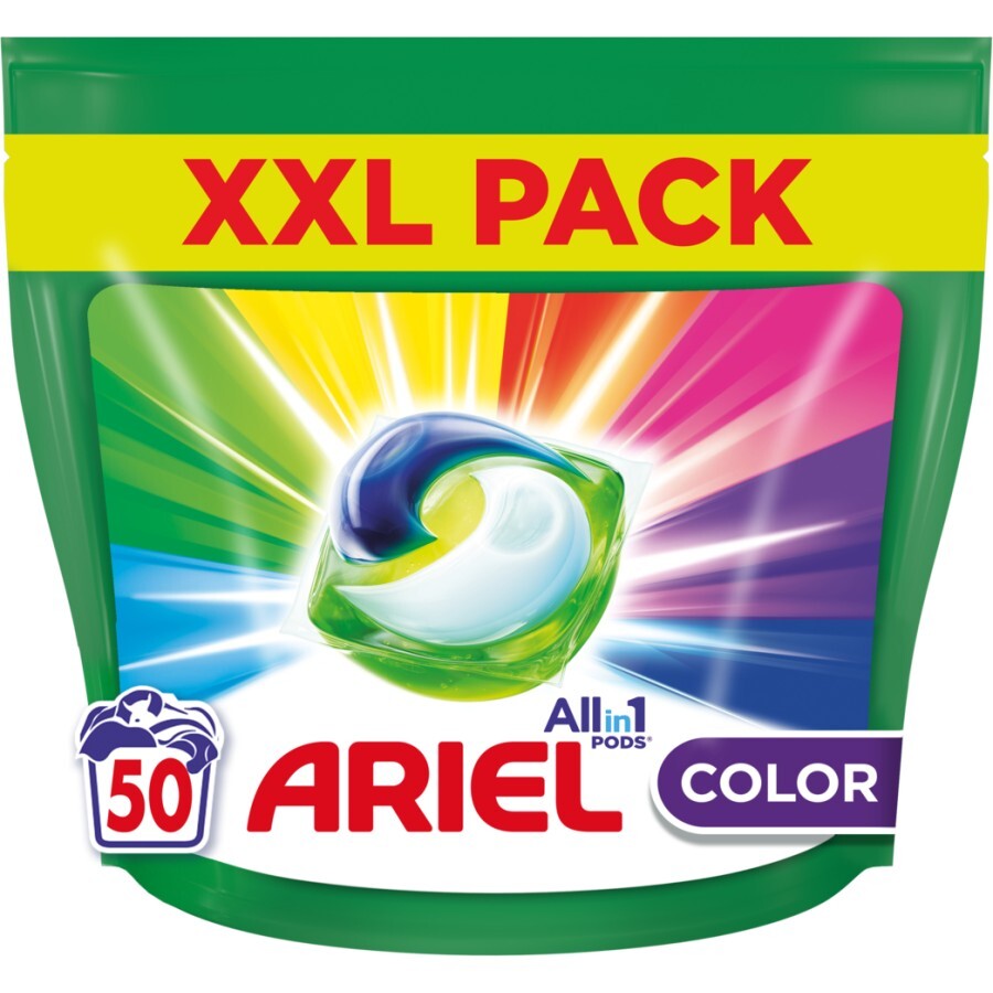 Капсулы для стирки Ariel Pods Все-в-1 Color 50 шт.: цены и характеристики