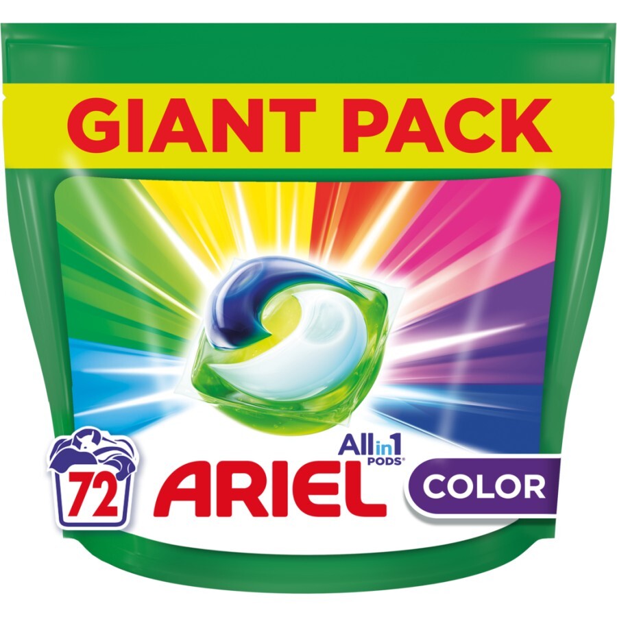 Капсули для прання Ariel Pods Все-в-1 Color 72 шт.: ціни та характеристики