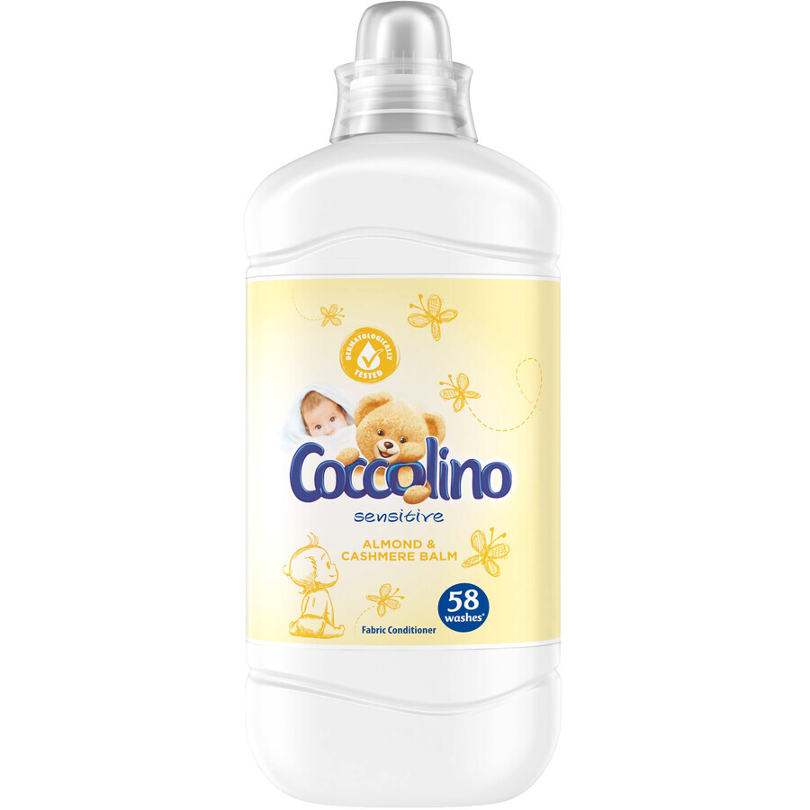 Кондиционер для белья Coccolino Sensitive Almond & Cashmere Balm 1.45 л: цены и характеристики