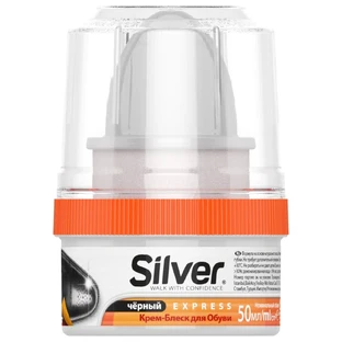 Крем для обуви Silver Express Черный 50 мл