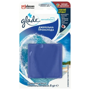Освіжувач повітря Glade Sensations Джерельна прохолода змінний аромаблок 8 г