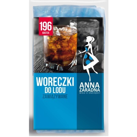 Пакетики для льоду Anna Zaradna із зав'язками 196 кульок