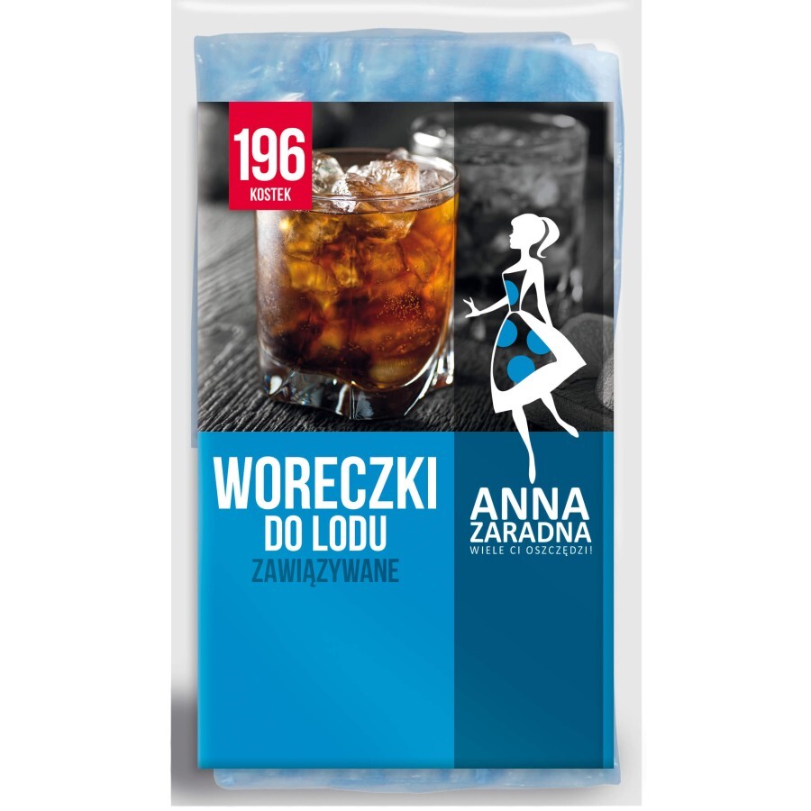 Пакетики для льоду Anna Zaradna із зав'язками 196 кульок: ціни та характеристики
