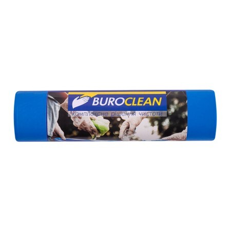 Пакеты для мусора Buroclean EuroStandart прочные синие 240 л 5 шт.
