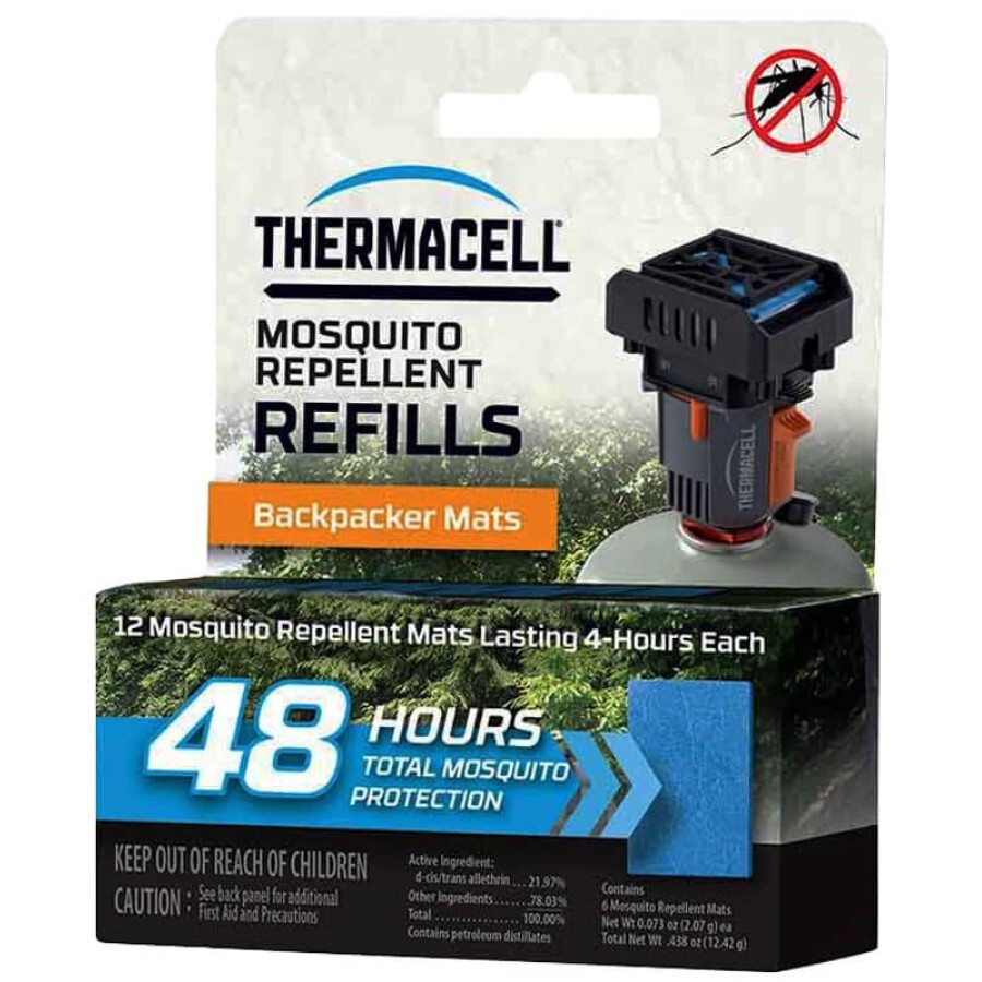 Пластины для фумигатора Тhermacell M-48 Repellent Refills Backpacker: цены и характеристики