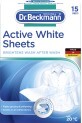 Салфетки для стирки Dr. Beckmann для обновления белого цвета ткани 15 шт.