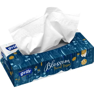 Салфетки косметические Grite Blossom 2 слоя 80 шт.