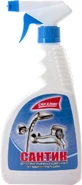 Спрей для чистки ванн San Clean для удаления ржавчины и извести 500 г