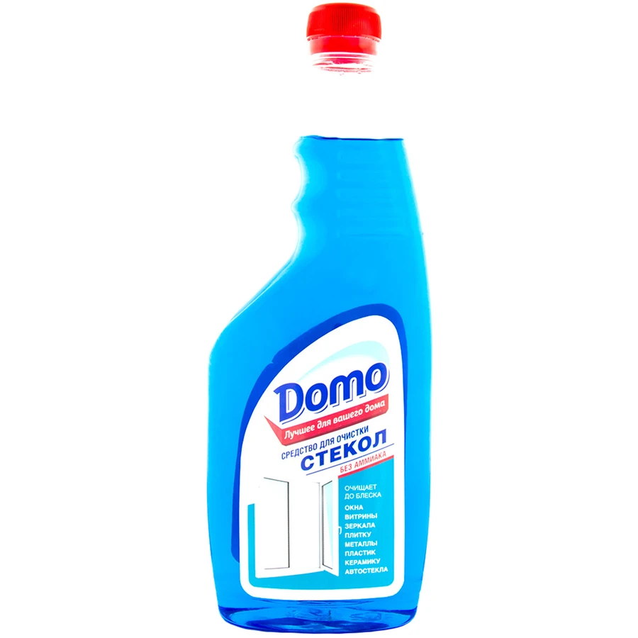 Засіб для миття скла Domo Blue змінний блок 525 мл: ціни та характеристики