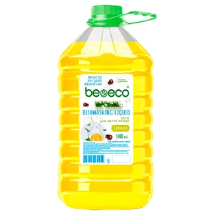 Средство для ручного мытья посуды Be&Eco Лимон 5 л