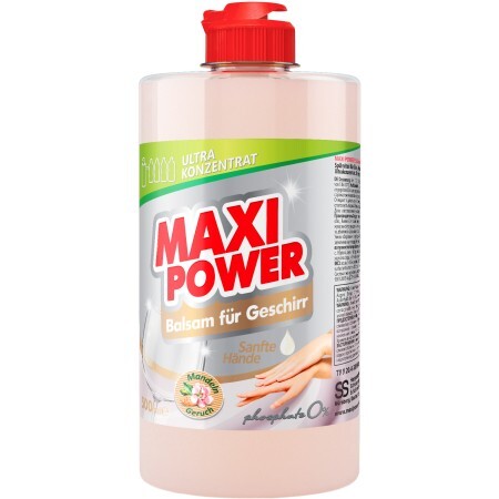 Средство для ручного мытья посуды Maxi Power Миндаль 500 мл
