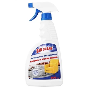 Средство для чистки ковров San Clean с распылителем 500 г