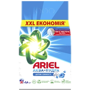 Пральний порошок Ariel Аква-Пудра Touch of Lenor 5.4 кг