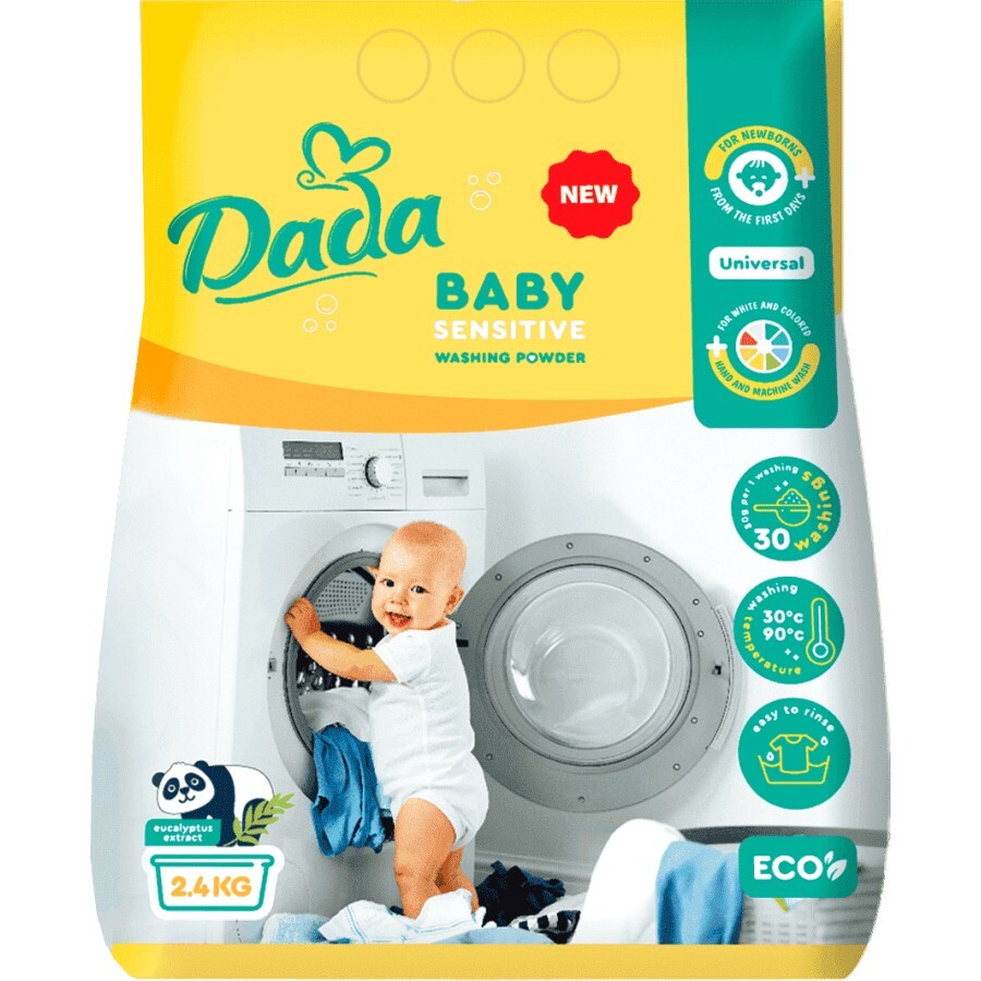 Стиральный порошок Dada для стирки детских вещей 2.4 кг: цены и характеристики