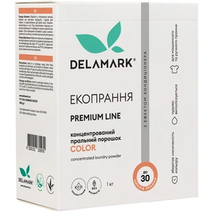 Стиральный порошок DeLaMark Premium Line Color с эффектом кондиционера 1 кг