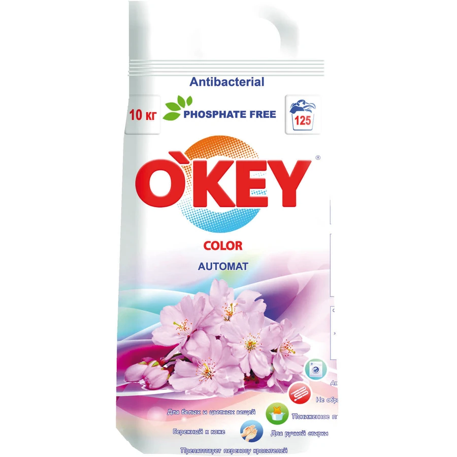 Пральний порошок O'KEY Квітковий букет 10 кг: ціни та характеристики