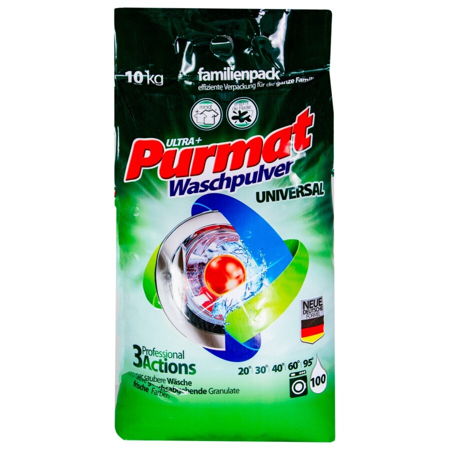 Стиральный порошок Purmat Universal 10 кг: цены и характеристики