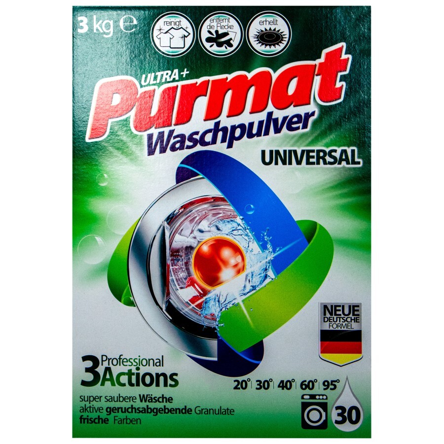 Пральний порошок Purmat Universal 3 кг: ціни та характеристики