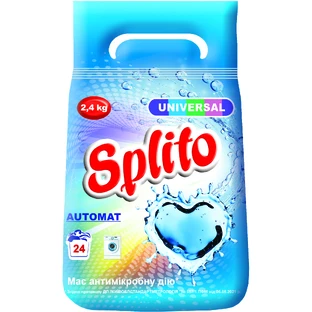 Пральний порошок Splito Universal автомат 2.4 кг