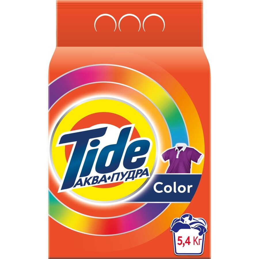 Стиральный порошок Tide Аква-Пудра Color 5.4 кг: цены и характеристики
