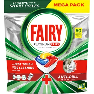 Таблетки для посудомоечных машин Fairy Platinum Plus All in One Lemon 60 шт.