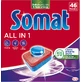 Таблетки для посудомийних машин Somat All in 1 46 шт.