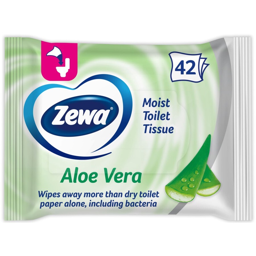 Папір туалетний Zewa Aloe Vera 42 шт: ціни та характеристики