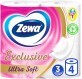Туалетний папір Zewa Exclusive Ultra Soft 4 шари 4 рулони