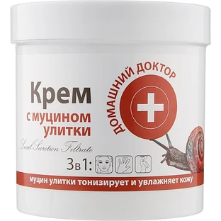 Крем для тела Домашній Доктор С муцином улитки 250 мл