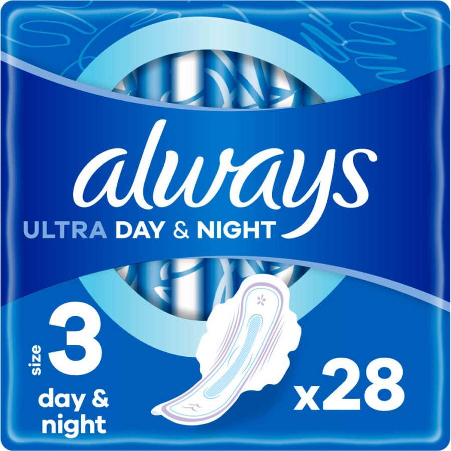 Гігієнічні прокладки Always Ultra Day&Night (Розмір 3) 28 шт.: ціни та характеристики