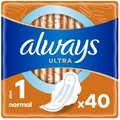 Гігієнічні прокладки Always Ultra Normal (Розмір 1) 40 шт.