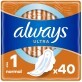 Гігієнічні прокладки Always Ultra Normal (Розмір 1) 40 шт.