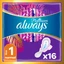 Гигиенические прокладки Always Platinum Normal (Размер 1) 16 шт.