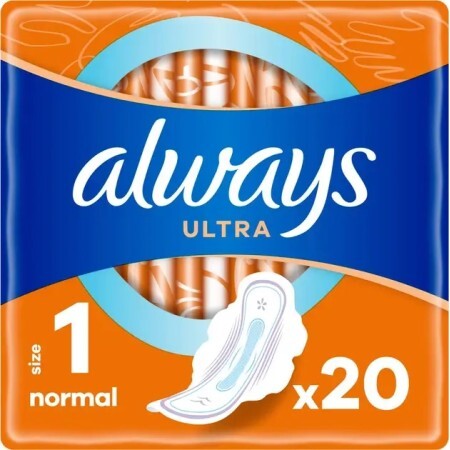 Гігієнічні прокладки Always Ultra Normal (Розмір 1) 20 шт.