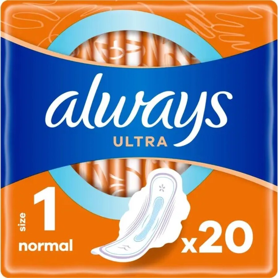 Гігієнічні прокладки Always Ultra Normal (Розмір 1) 20 шт.: ціни та характеристики