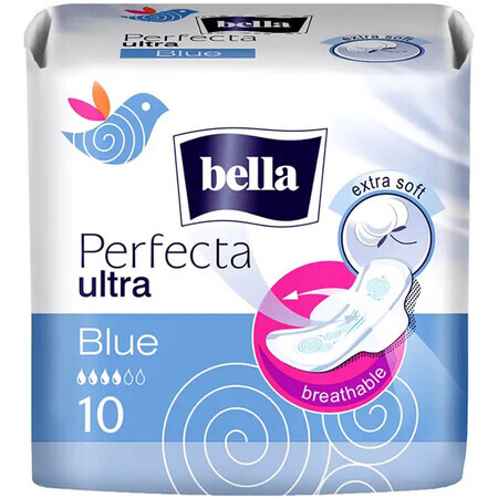 Гігієнічні прокладки Bella Perfect Blue Soft Ultra 10 шт.