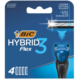 Сменные кассеты Bic Flex 3 Hybrid 4 шт.