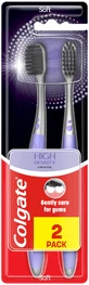 Зубная щетка Colgate High Density Charcoal мягкая 2 шт.
