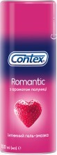 Интимный гель-смазка Contex Romantic с ароматом клубники (лубрикант) 100 мл