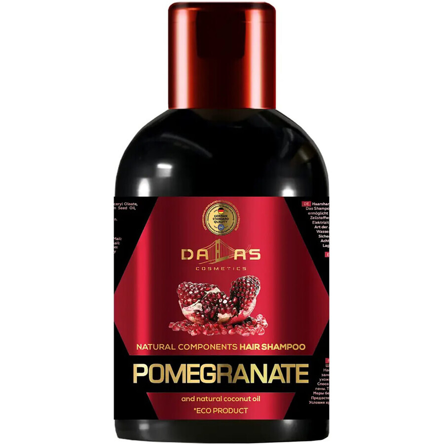 Шампунь Dalas Pomegranate с маслом гранатовых косточек и натуральным кокосовым маслом 500 г: цены и характеристики
