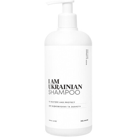 Шампунь DeLaMark I Am Ukrainian для восстановления и защиты поврежденных волос 500 мл