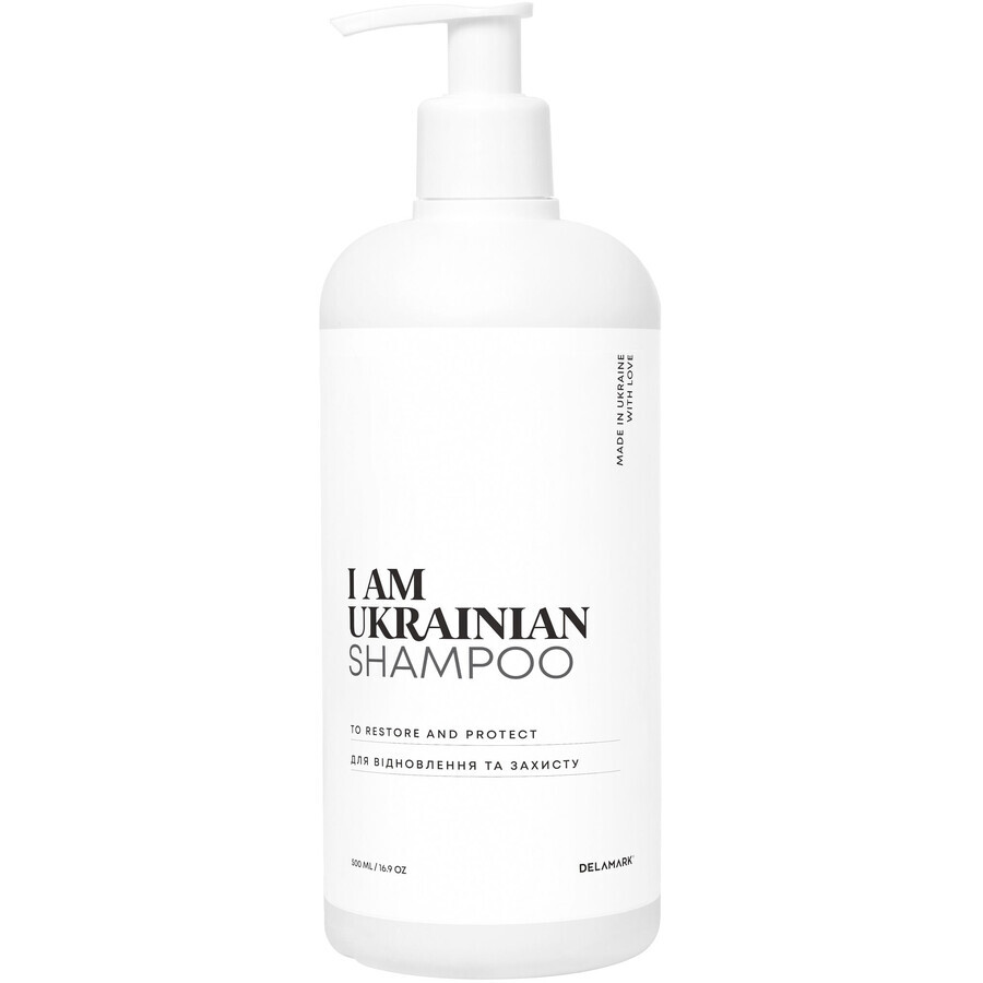 Шампунь DeLaMark I Am Ukrainian для восстановления и защиты поврежденных волос 500 мл: цены и характеристики
