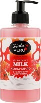 Жидкое мыло Dolce Vero Strawberry Milk с молочными протеинами 500 мл